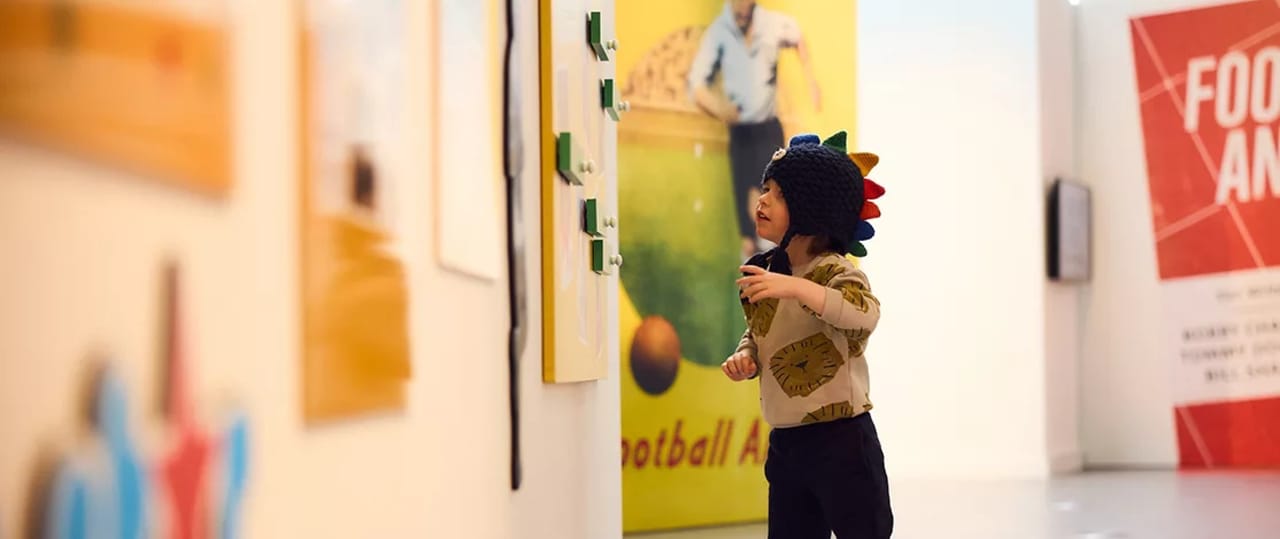 National Football Museum exhibition interior