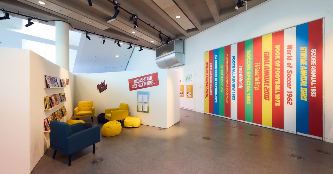 National Football Museum exhibition display